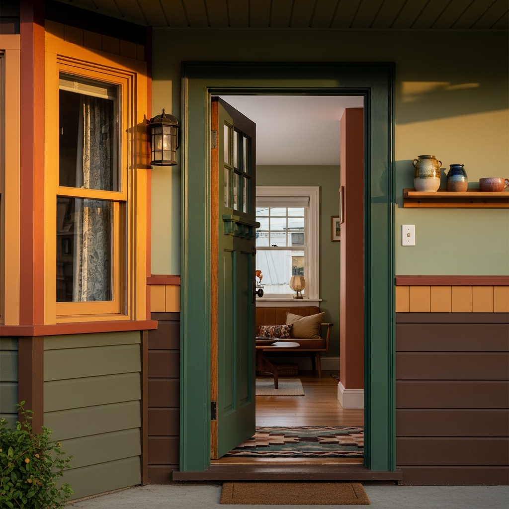 Arts and Crafts Color Palette — Authentic Exterior and Interior Colors