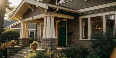 Professional photograph related to: Craftsman Bungalow Exterior Colors — Authentic Palettes That Wor