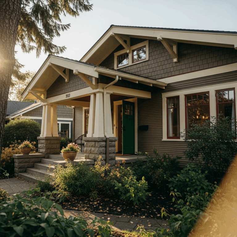 Professional photograph related to: Craftsman Bungalow Exterior Colors — Authentic Palettes That Wor