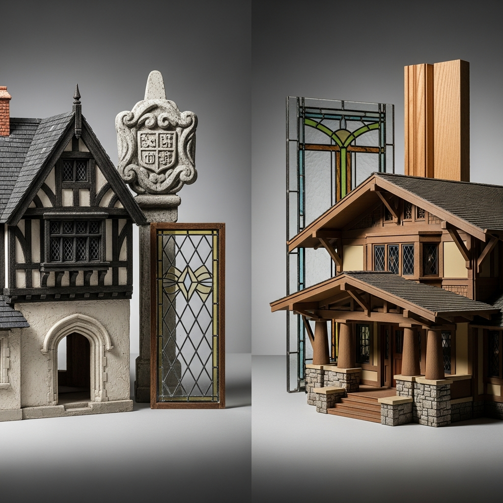 Tudor Revival vs Craftsman Style — How to Tell Them Apart