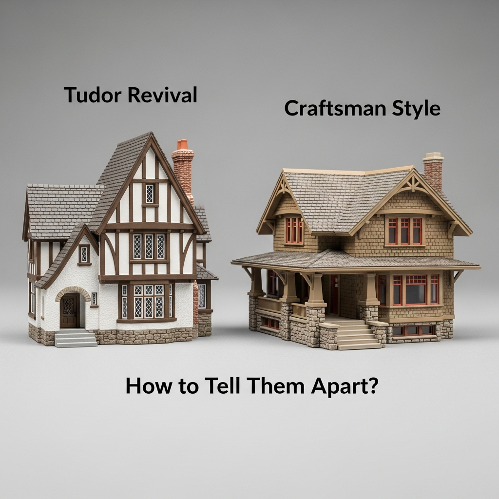 Tudor Revival vs Craftsman Style — How to Tell Them Apart